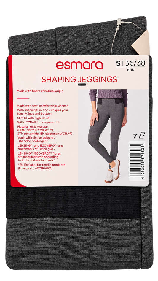 Esmara Women’s Shaping Jeggings – Charcoal Grey