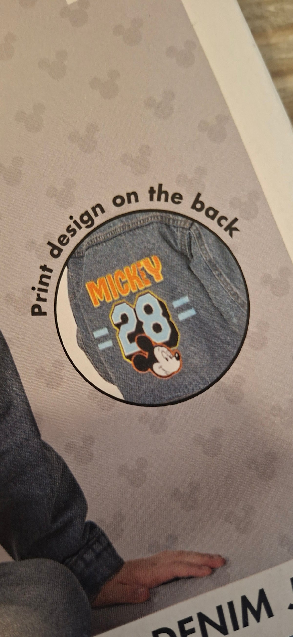 Disney Mickey Mouse Kids’ Denim Jacket – Blue