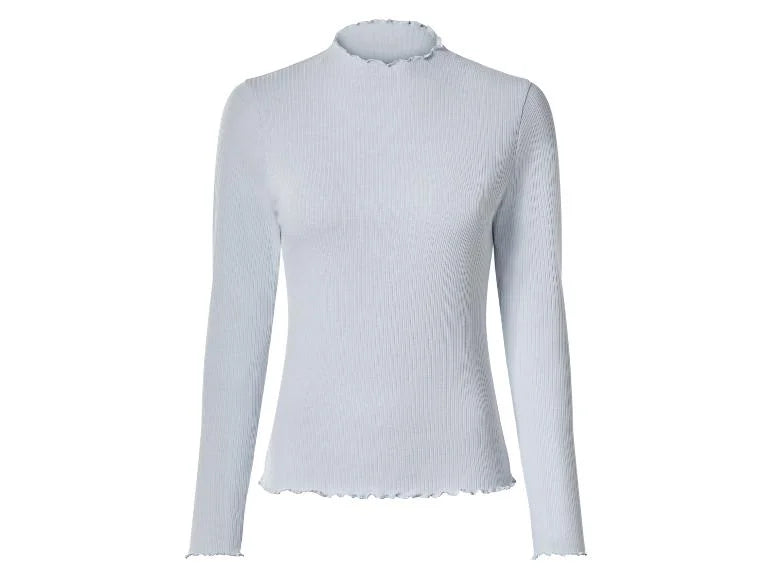 Esmara Women’s Ribbed Long-Sleeve Tops – 2 Pack
