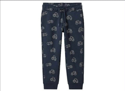 Lupilu Kids’ Tractor Print Sweatshirt +Print Joggers – Navy(set)
