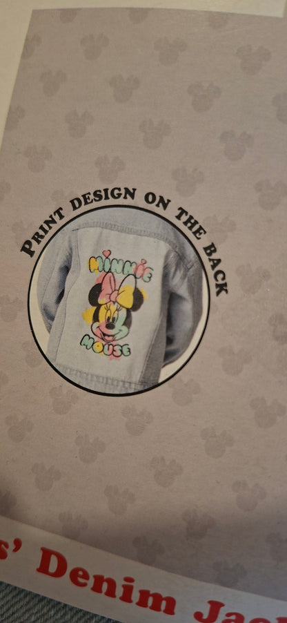 Disney Minnie Mouse Kids’ Denim Jacket – Light Blue