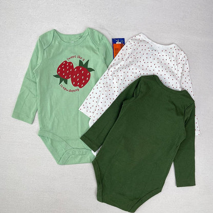 Lupilu Baby Long-Sleeve Bodysuits 3-Pack