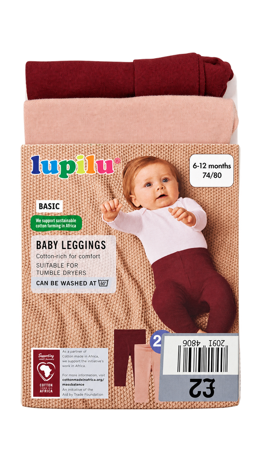 Lupilu Baby Leggings(Girl) – 2 Pack