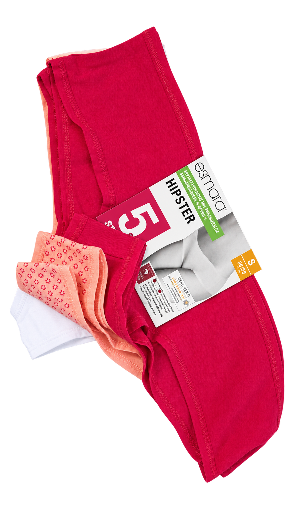 Esmara Women’s Hipster Briefs – 5 Pack (only Small)