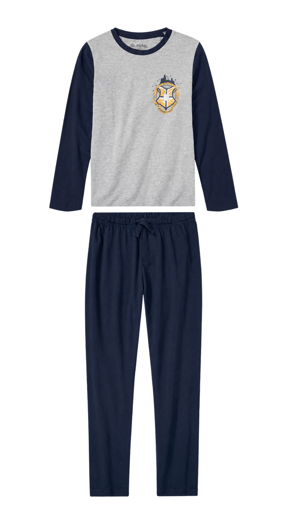 Harry Potter Boys’ Pajama Set – Grey & Navy