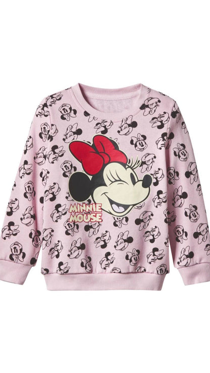 Disney Minnie Mouse Kids’ Sweatshirt – Pink