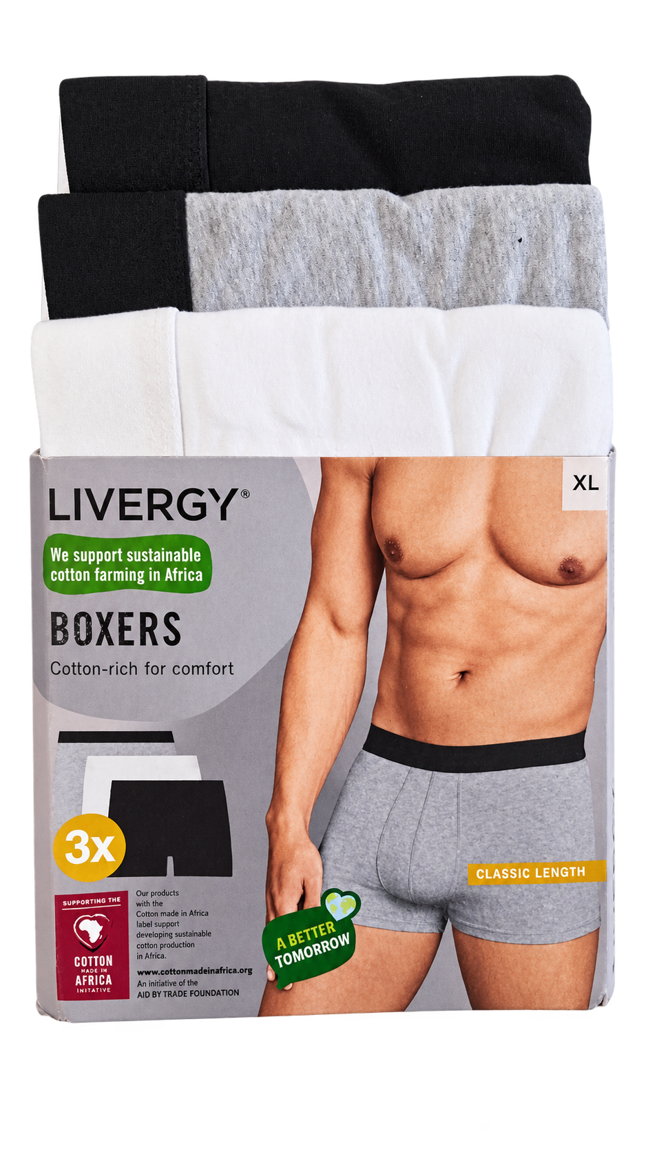 Livergy Men’s Boxers – 3 Pack