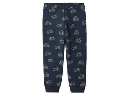 Lupilu Kids’ Tractor Print Sweatshirt +Print Joggers – Navy(set)