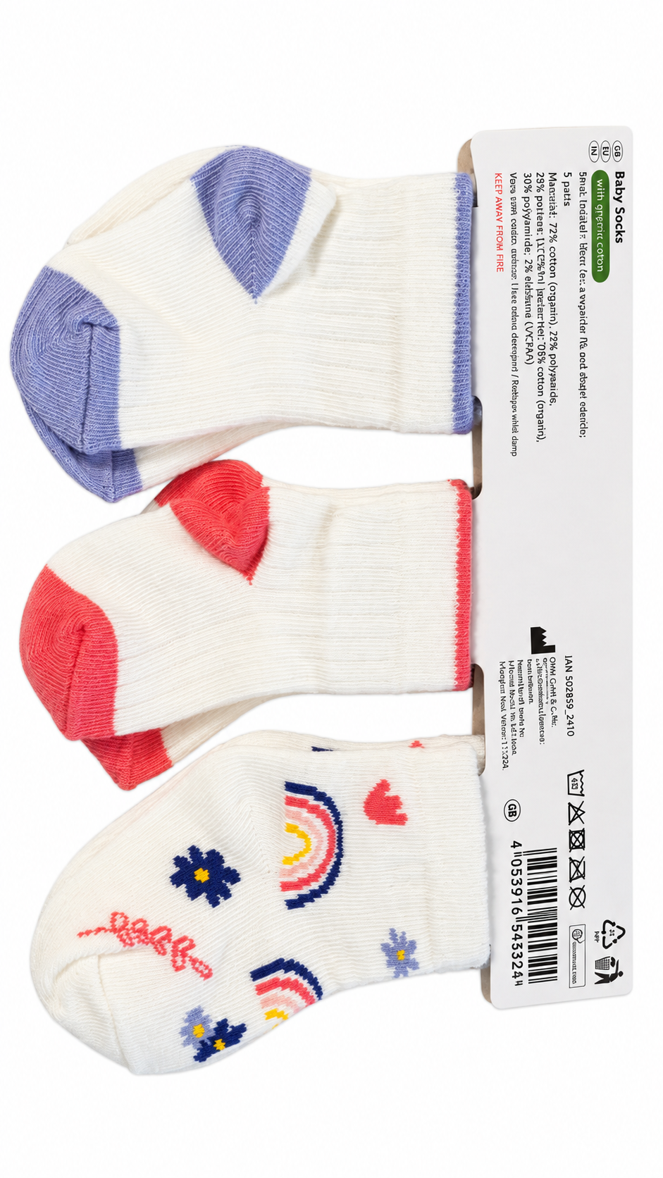 Lupilu Baby Socks – 5 Pack