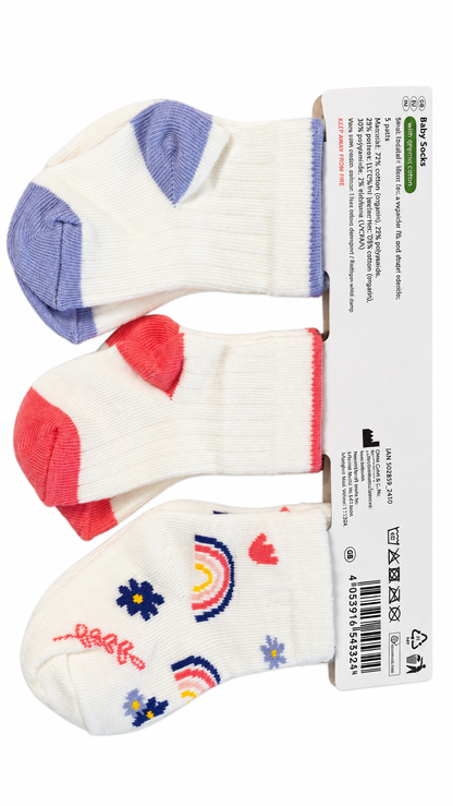 Lupilu Baby Socks – 5 Pack