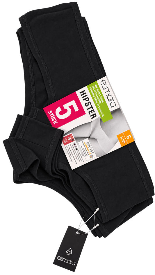 Esmara Women’s Hipster Briefs – 5 Pack (only Small)