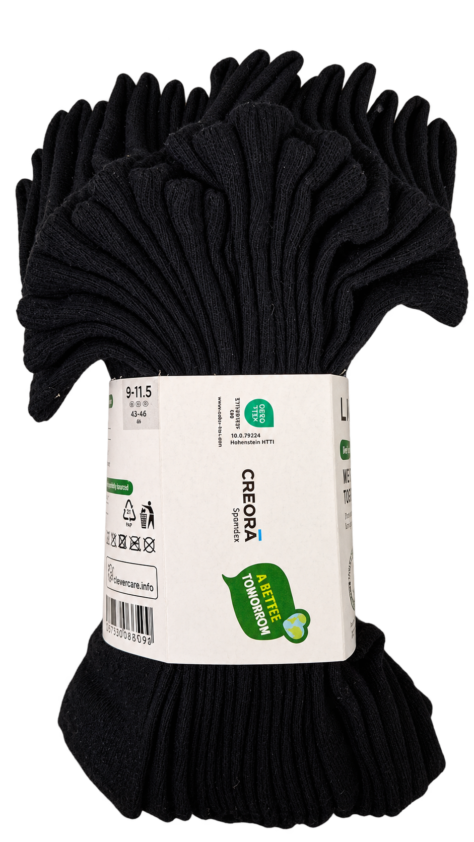 Livergy Socks 10 Pack all black