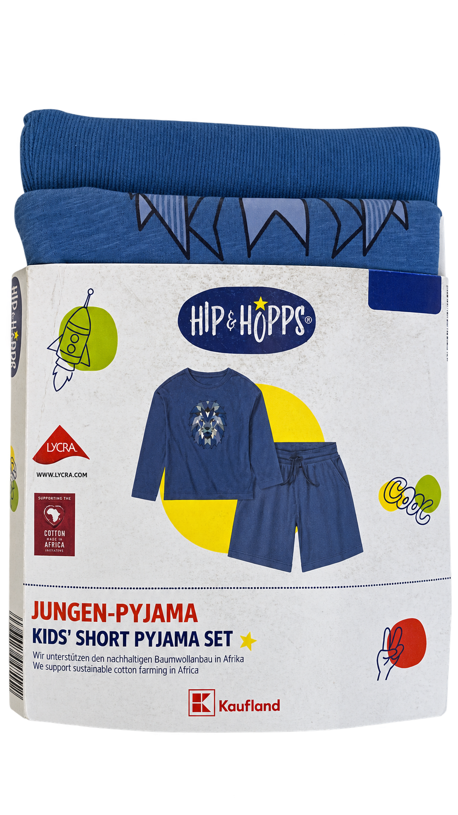 Hip & Hopps Boys’ Short Pajama Set – petrol color