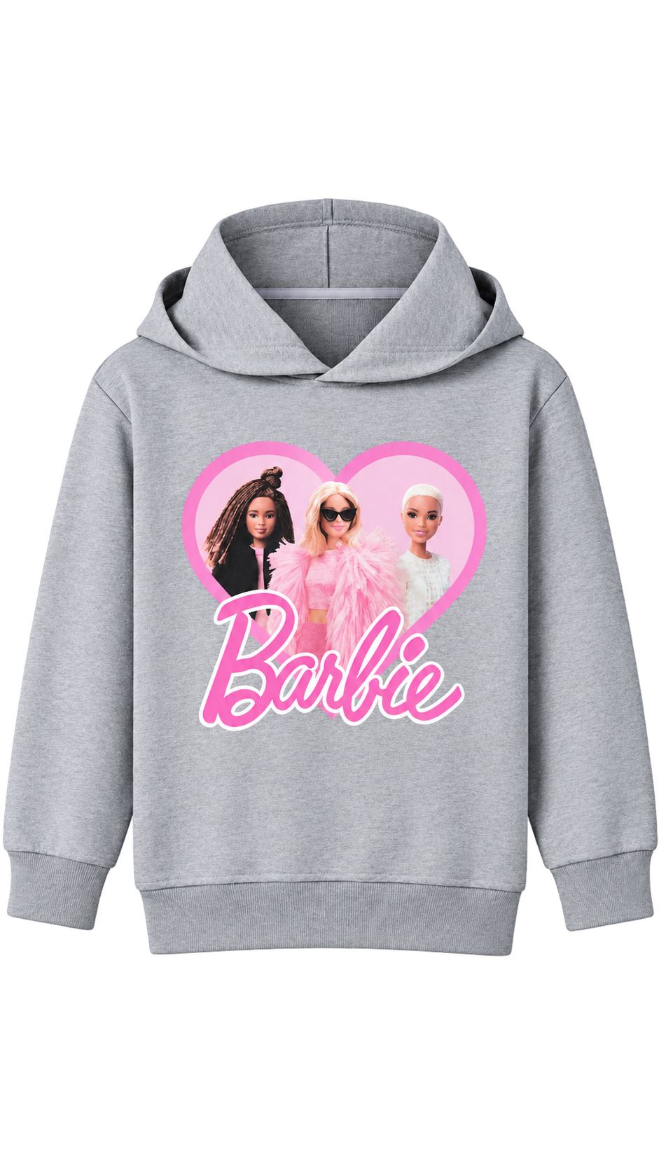 Barbie Girls’ Hoodie – Grey