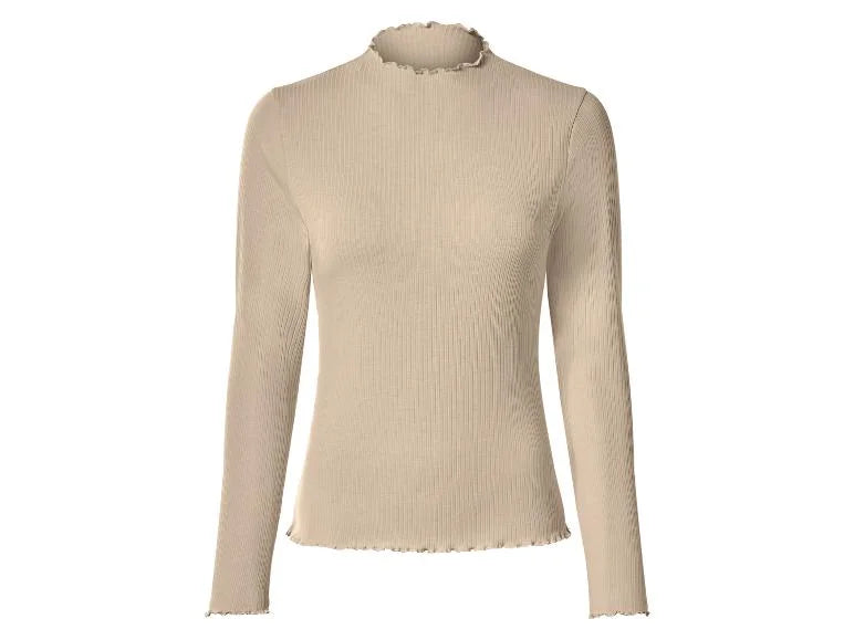 Esmara Women’s Ribbed Long-Sleeve Tops – 2 Pack