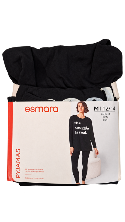 Esmara Women’s Pyjama Set – Black