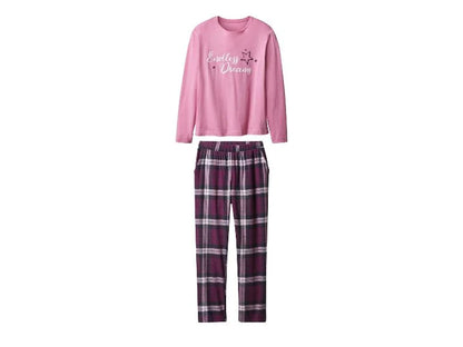 Esmara Women’s Pajama Set – Pink & Plaid