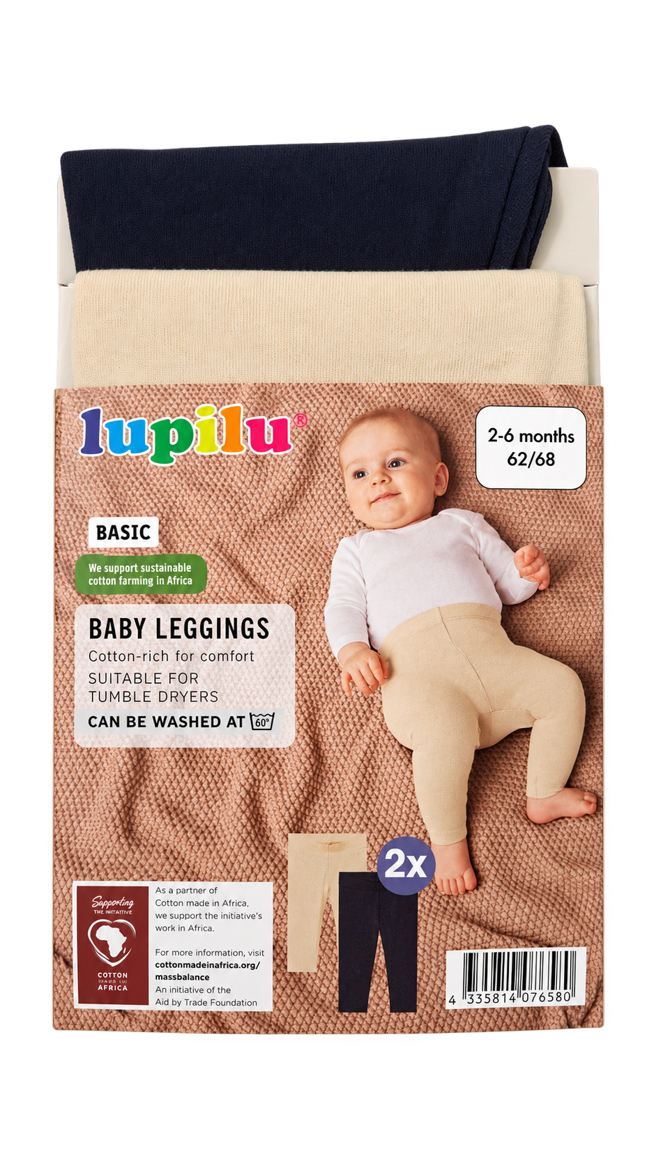 Lupilu Baby Leggings(Girl & Boy) – 2 Pack