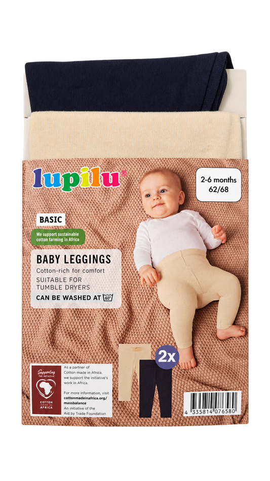 Lupilu Baby Leggings(Girl & Boy) – 2 Pack