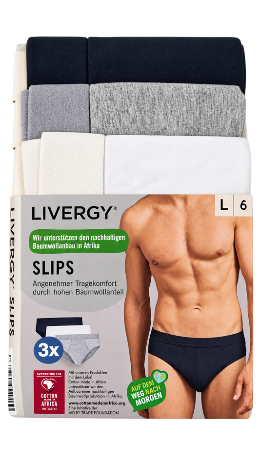 Livergy Men’s Slips – 3 Pack
